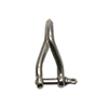 3/16" Stainless Steel  Screw Pin Twisted Anchor Shackle 
