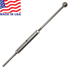 Handy Crimp Decko Threaded Termination Ball Turnbuckle  (1/8") - 26-412-10B-DE-L 