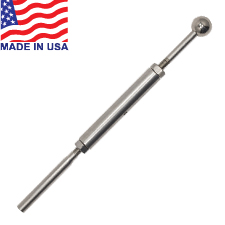 Handy Crimp Decko Threaded Termination Ball Turnbuckle  (3/16") - 27-412-10B-DE 