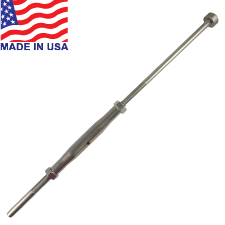 Classic Button End Turnbuckle (Short Barrel) (1/8") (3-1/2" Post) - 19-314-10FS-L 