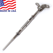 Traditional Handy Crimp Deck Toggle Turnbuckles (Short Barrel) - 1/8" - 14TT2CLL18DT 