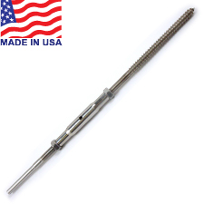 Traditional Handy Crimp Lag Stud Turnbuckles (Short Barrel) - 14TT2CLL18L 