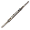 Traditional Swage to Swage Turnbuckle (Short Barrel) - 1/8" - 14TT2LL18SS 