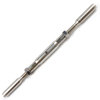 Traditional Swage to Swage Turnbuckle (Short Barrel) - 3/16" - 14TT2LL316SS 