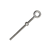 1/4" x 4" Stainless Steel Plain Eye Bolt (Welded)