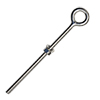 5/16" x 6" Stainless Steel Plain Eye Bolt (Welded)