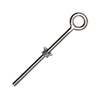 3/8" x 6" Stainless Steel Plain Eye Bolt (Welded)