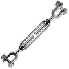 Jaw & Jaw Turnbuckle 3/4" x 6"  (S/S Precision Cast) 