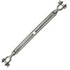 Jaw & Jaw Turnbuckles 7/8" x 18" (Galvanized)