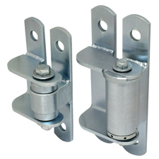 BadAss&trade; Face Mount  Self-Closing Bolt-on Gate Hinge Set - CI3860FM 